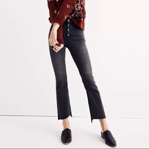 NWT Madewell Cali Demi Boot Cropped Jeans